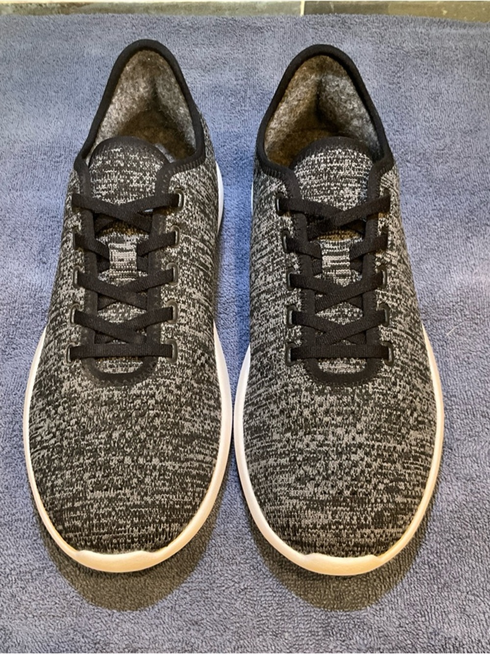 Peter Millar Men’s Hyperlight Glide In Grey & Black Heathered Knit Size 9.5 NEW!